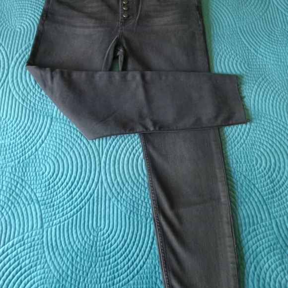 Free People Button fly cropped jeans women Sz 30 NWOT - Picture 2 of 9